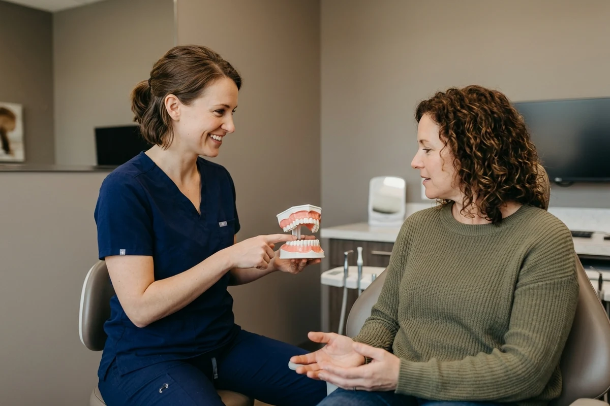 Dental consultation about dentist Columbia PA